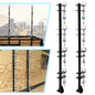 Solid Spare Set of 4-Place Lockable Weeder Trimmer Rack Holders For Enclosed or Open Trailer