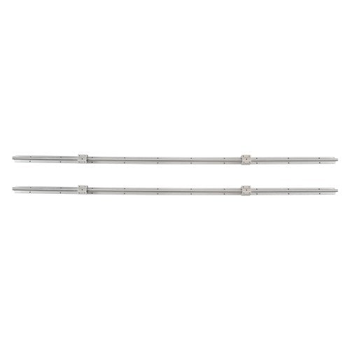 Solid Spare 2PCS Linear Guide SBR12-1500mm Linear Guide Rail w/4 PCS SBR12UU Sliders