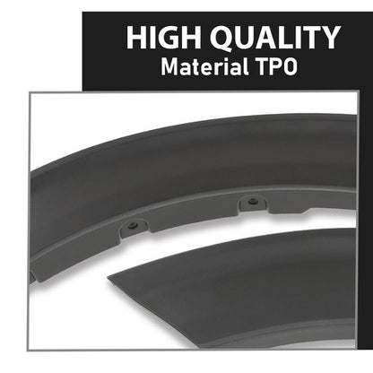 Solid Spare Fit For 2020 2021 2022 Ford Explorer Driver & Passenger Side Rear Fender Flares