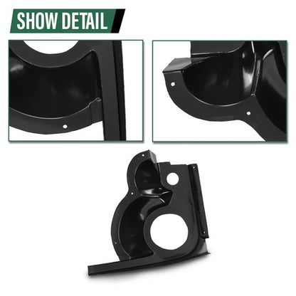 Solid Spare Fit For 1994-2013 EZGO TXT Golf Cart Speaker Pods Speakers Audio Stereo Housings