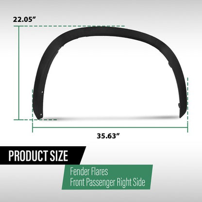 Solid Spare Fit For 20-23 Toyota Highlander Front Right Side Fender Flare Wheel Arch Trim