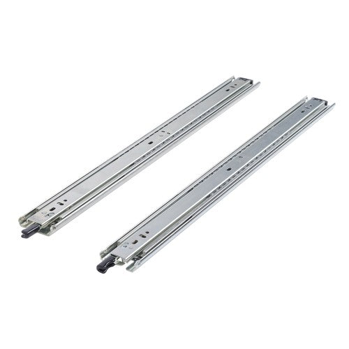 Solid Spare 1 Pair 22 Inch Locking Drawer Slides Full Extension & Lock 150 lb Load Capacity