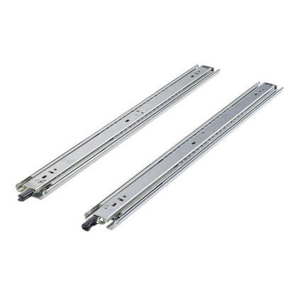 Solid Spare 1 Pair 22 Inch Locking Drawer Slides Full Extension & Lock 150 lb Load Capacity
