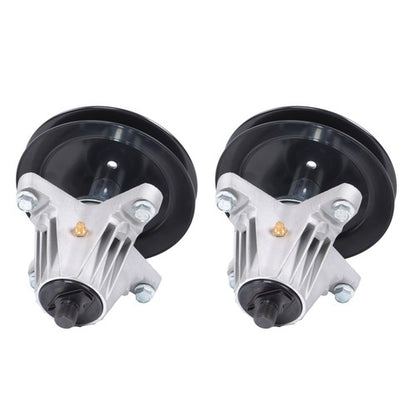 Solid Spare 2 Pack Spindle For Cub Cadet 618-09260 618P09260 RZT2242 Z5200 ZTS1-42 Fab