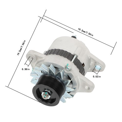 Solid Spare Alternator 600-821-6190 For Komatsu Excavator PC200-6 PC220-6 PC200-5 PC300-5