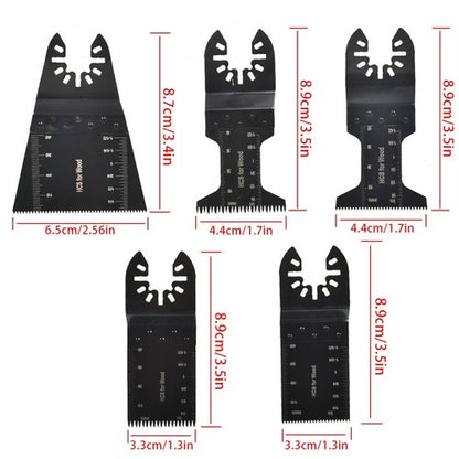 Solid Spare 40Pcs Oscillating Tool Accessories Kit Universal Metal Wood Multitool Saw Blades