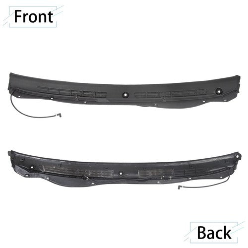 Solid Spare Windshield Wiper Cowl Grille Vent Panel For 2004-2012 Chevy Colorado GMC Canyon