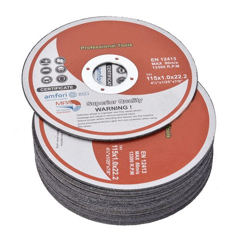 Solid Spare 100 Pack 4-1/2"x.040"x7/8" Cut-off Wheel - Metal & Stainless Steel Cutting Discs