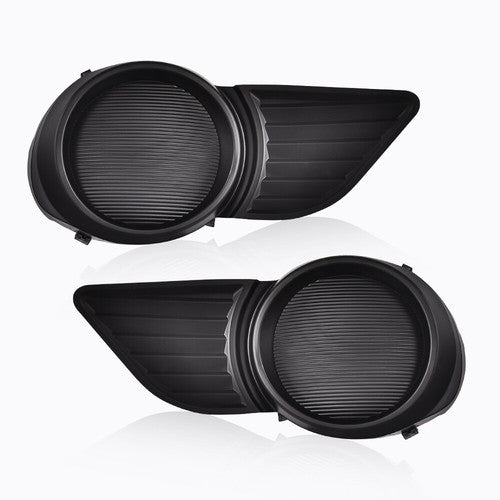 Solid Spare 2pcs Fog Light Covers Driver & Passenger Side Fit For 11-17 Toyota Sienna