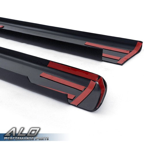 Solid Spare Fit For 99-2006 Silverado / Sierra 6'6" Bed Rail Caps Panel Top Protector Black