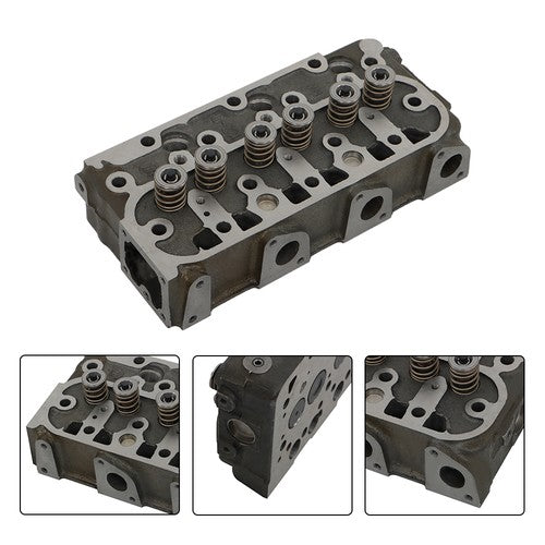 Solid Spare New Complete Cylinder Head W/ Valves & Full Gasket Kit For Kubota D905 Engine