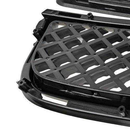 Front Upper & Lower Hood Grille Black 2pcs For 2005-2010 Scion TC 53101-21110