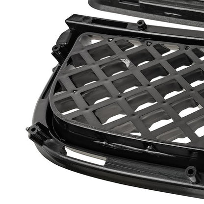 Front Upper & Lower Hood Grille Black 2pcs For 2005-2010 Scion TC 53101-21110