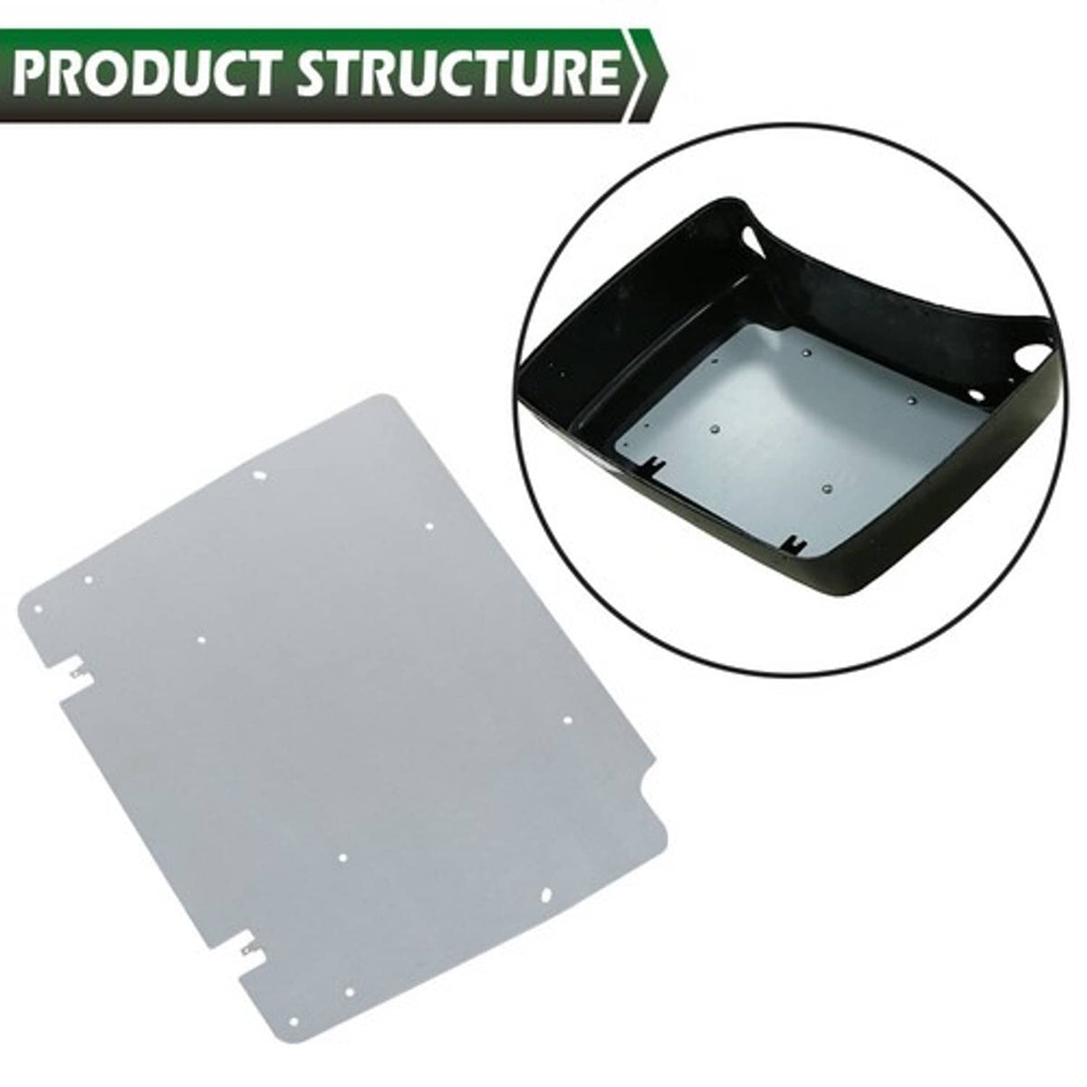 Solid Spare Tour Pack Trunk Metal Base Plate Mounting Fit For 2014+ Harley Touring Road King