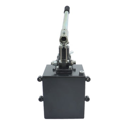Solid Spare Hydraulic Piston Hand Pump 2.7 Cid 5 Quart With Valve For Double Acting Cylinder