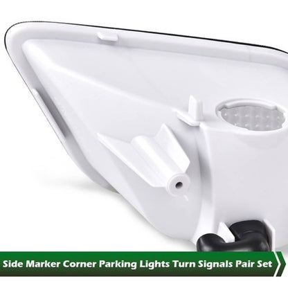 Solid Spare Fit For 98-02 Pontiac Firebird Trans Am Front Corner Turn Signal Lights Housings