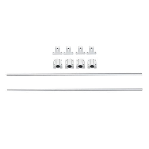 Solid Spare 2Pcs 8×600mm Linear Motion Rail Shaft Slide Guide w/ 4 SCS8UU Bearing & SK8 Rail