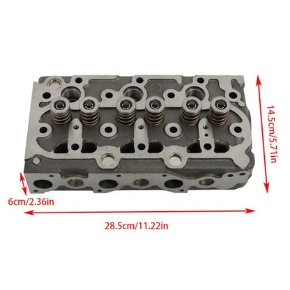 Solid Spare NEW For Kubota D950 D850 Engine Complete Cylinder Head w/Valves +Full Gasket Kit