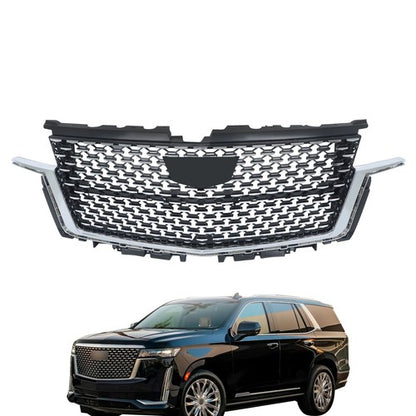 Solid Spare 84699839 Fit For Cadillac Escalade 2021 2022 2023 Front Bumper Grille Chome