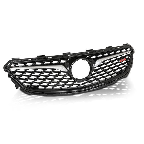Solid Spare Fit For 2018-2020 Buick Regal Sportback Front Bumper Upper Grille Black & Chrome