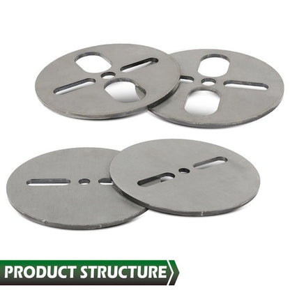 Solid Spare Universal Air Ride Mount Plates Upper Lower Dual or Single Port 2500 2600 Bag