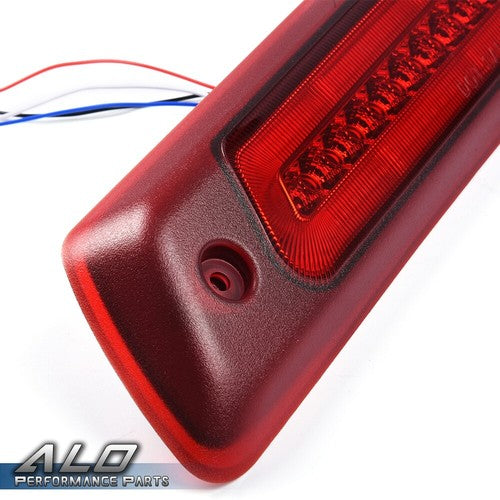 Solid Spare Fit For 2009-2014 Ford F-150 Pickup Red LED Third 3rd Brake Light Tail Lamp