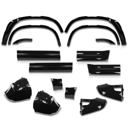 Solid Spare Fit For 20-24 Defender 110 Bumper Corner Side Skirt Fender Flare Body Kit
