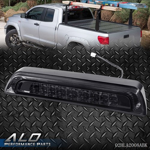 Solid Spare Fit For 2007-2016 Toyota Tundra LED 3rd Third Brake Tail Light Cargo Lamp Black