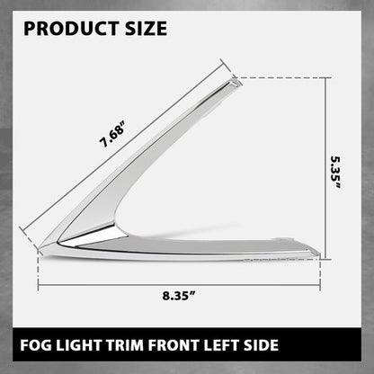 Solid Spare Front Left Fog Light Trim Fit For 16-19 Lexus RX350 RX450h 18-19 RX350L RX450hL