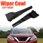 For 2015-2024 2017 Nissan Murano Windshield Wiper Cowl Extension Trim Pair Black