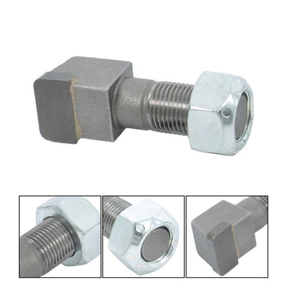 Solid Spare 10x Threaded Stump Grinder Teeth 2-1/2" Fit for Bradco Shaver Ashland Baumaligh