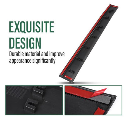 Solid Spare Side Door Body Molding Trim Front Left Side Fit For 2014-2023 Jeep Cherokee