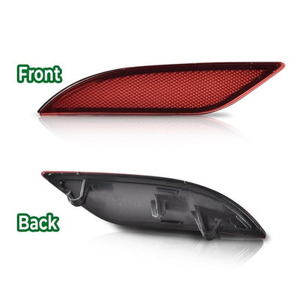 Solid Spare Fit For 2016-2022 Chevrolet Malibu Rear Bumper Reflector Left Driver Side Red