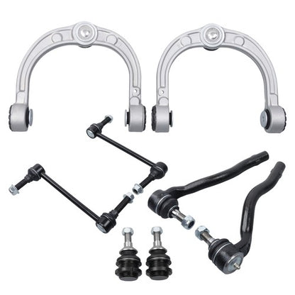 Solid Spare 8Pcs Front Control Arms Kit For Mercedes ML450 GL350 ML500 ML550 GL550 2008-2011
