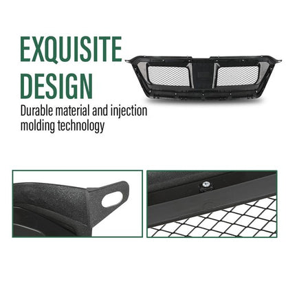 Solid Spare Fit For 12-14 Subaru Impreza & Crosstrek Sport Front Bumper Upper Mesh Grille