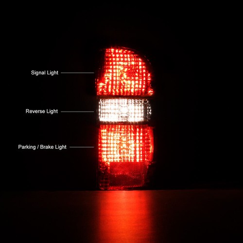 Solid Spare For Toyota Tacoma 2001-04 Pair Right+Left Side Incandescent Tail Lights Assembly