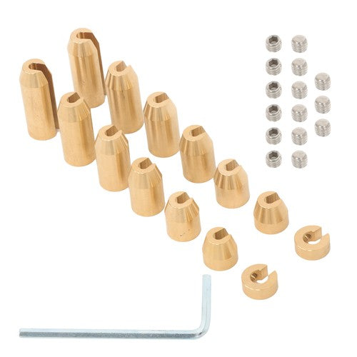 Solid Spare Universal Motorcycle Reusable Brass Wheel Spoke Balance Weights Refill 14 PACK