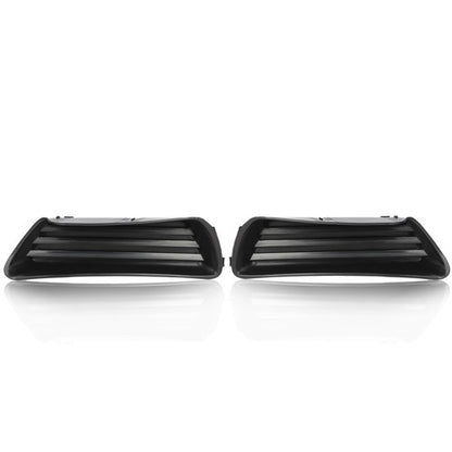 Solid Spare Front Bumper Insert Fog Light Cover Left+Right Fit For 2007-2009 Toyota Camry