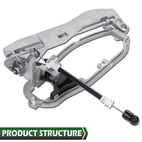 Solid Spare Door Handle Carrier For BMW E53 X5 00-06 Outside Front Left Drive 51218243615