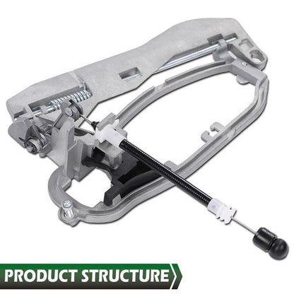 Solid Spare Door Handle Carrier For BMW E53 X5 00-06 Outside Front Left Drive 51218243615