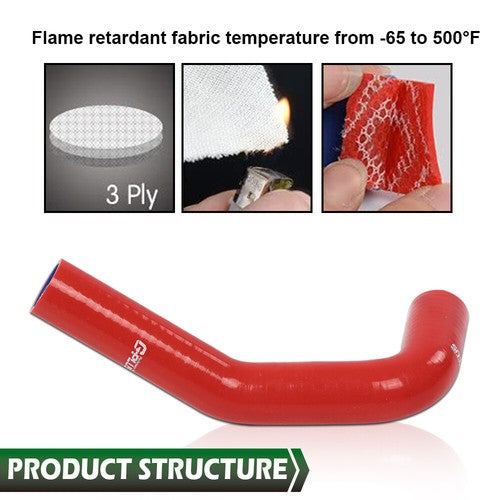 Solid Spare Fit For Honda Acura Integra DB7 DC4 RS LS GS SE B18B1 Silicone Radiator Hose Red