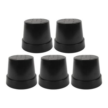 Solid Spare Heavy Duty 5 Gallon Planters Plastic Nursery Pots Flower Plant Pots 5 Pack