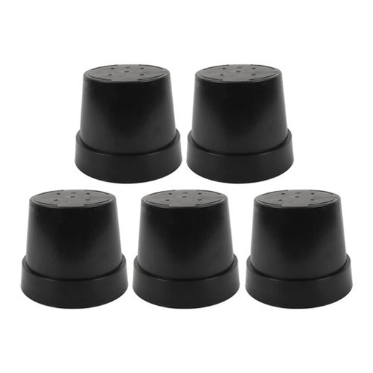Solid Spare Heavy Duty 5 Gallon Planters Plastic Nursery Pots Flower Plant Pots 5 Pack