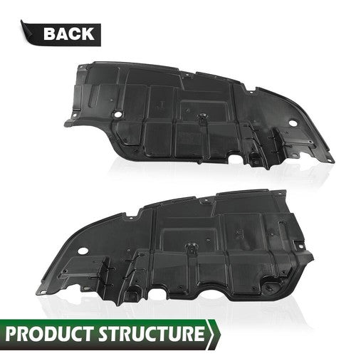 Solid Spare Front Engine Splash Shield Under Cover Fit For 07-12 Lexus ES350 Left & Right