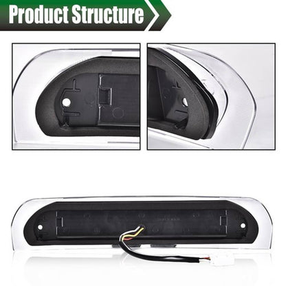 Solid Spare Fit For 02-09 Dodge Ram Truck Clear Lens Third 3rd Tail Brake Light Cargo Lamp