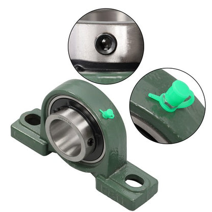 Solid Spare 2PCS UCP211-32 Solid Base Pillow Block Bearing 2" Bore Self Aligning 2 Bolt