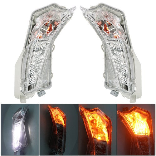 Solid Spare Fit For Toyota Camry XLE XSE 2015-17 Front LED Fog Lights Lamps Driver&Passenger