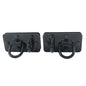 Solid Spare 2 Pack Tractor Bucket Hooks with Tie down Ring, Grade 70 Forged Steel Black