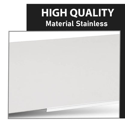 Solid Spare 8" Chopped Window Trim Fit For 2013+ Kenworth T680/T880 - Stainless Steel