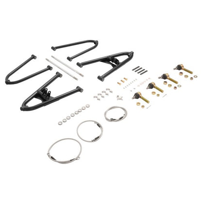 Solid Spare +2+1 Front A-Arms for Honda TRX450R w/ Braided Brake Lines & Clamps 04 05 06 07